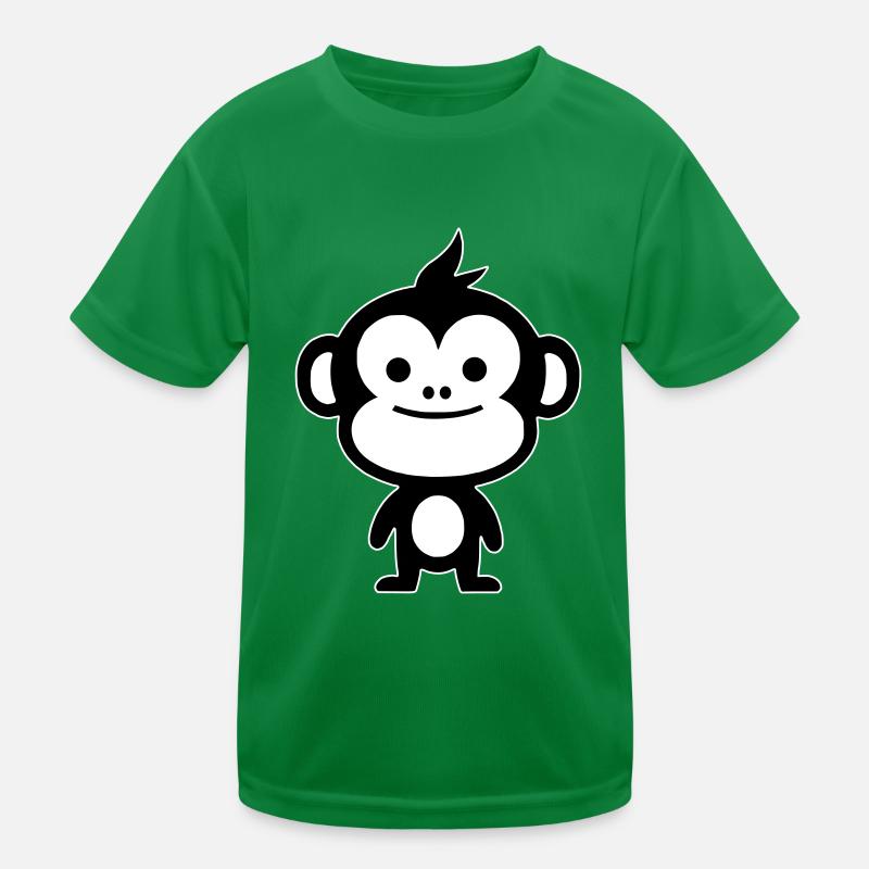 Einfacher Affe Kinder Funktions-T-Shirt