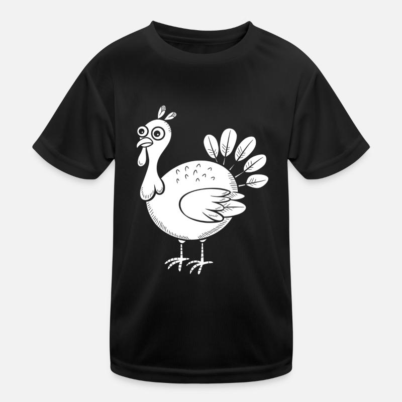 dinde T-shirt sport Enfant