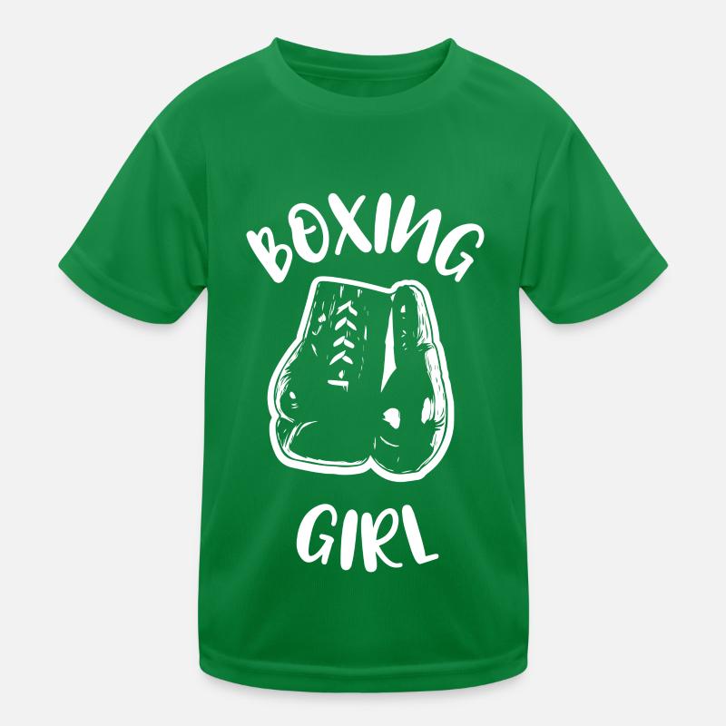 Boxen Boxer Boxerin Boxkampf Boxtraining Kinder Funktions-T-Shirt