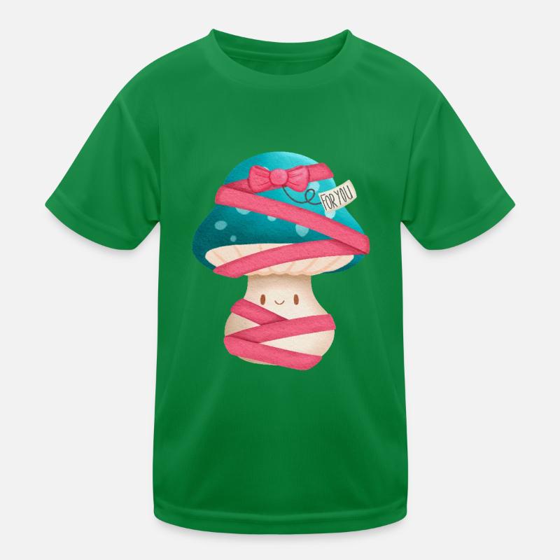 süßes Pilz-Valentinstagsgeschenkfür Sie Kinder Funktions-T-Shirt