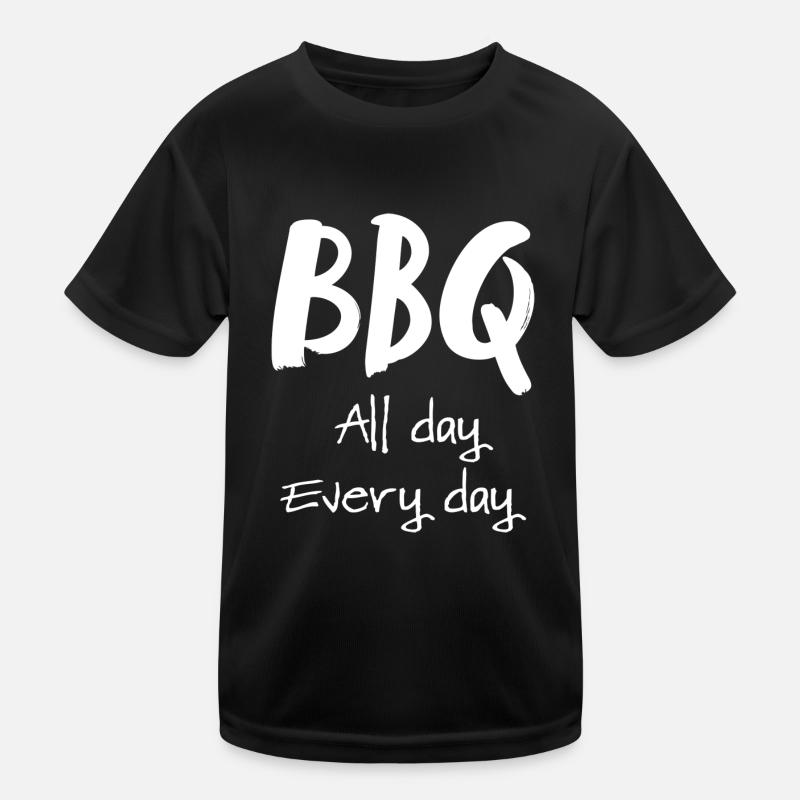 BBQ - Kids Functional T-Shirt - black