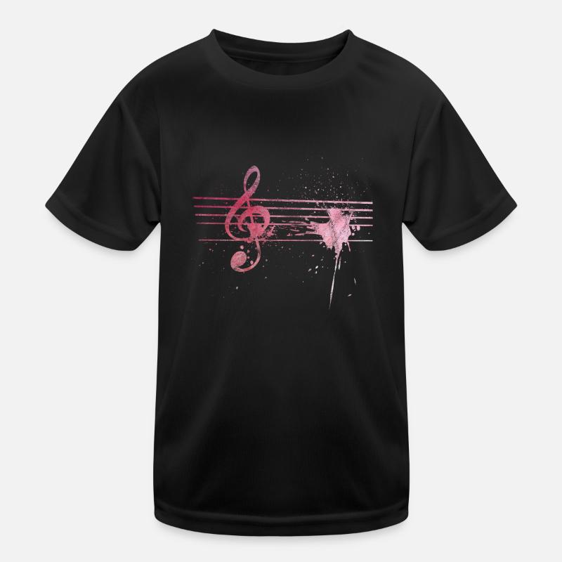 Music clef treble clef gift Kids Functional T-Shirt