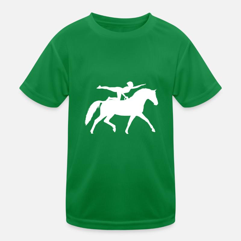 Voltigier cheval Voltige Équitation T-shirt sport Enfant