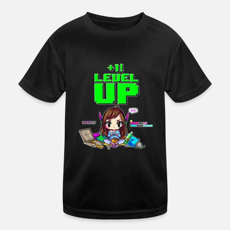 dva Stufe nach oben Kinder Funktions-T-Shirt