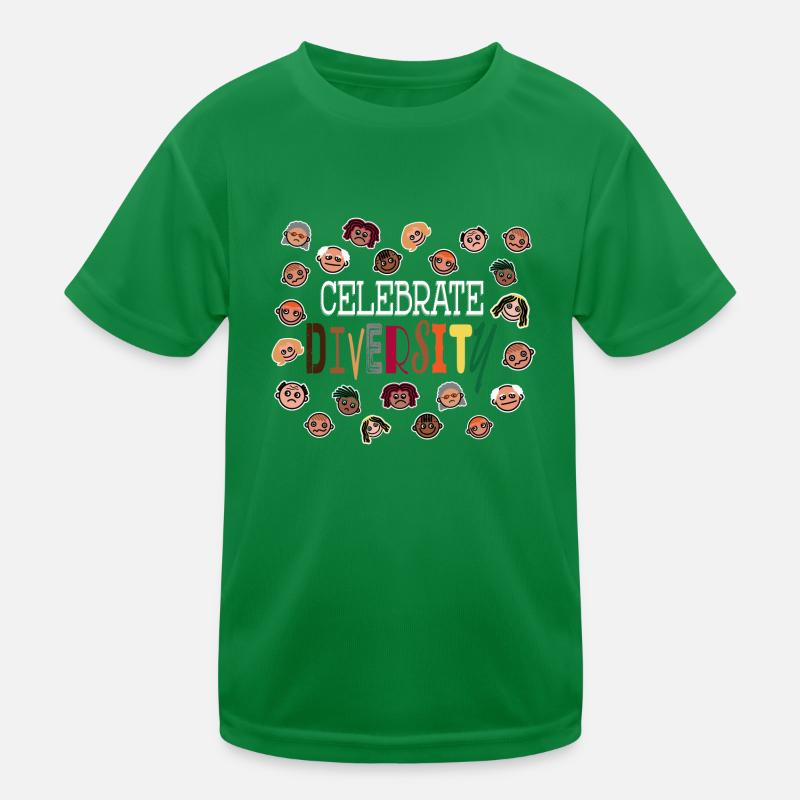 Celebrate Diversity - celebrate diversity Kids Functional T-Shirt
