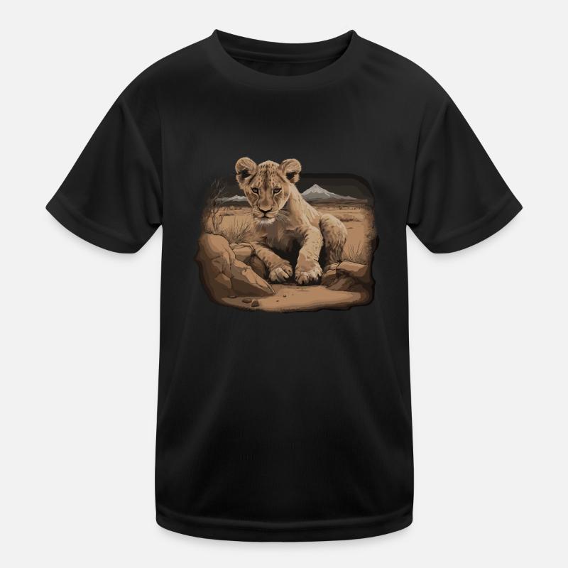 Lion Wildcat Kids Functional T-Shirt