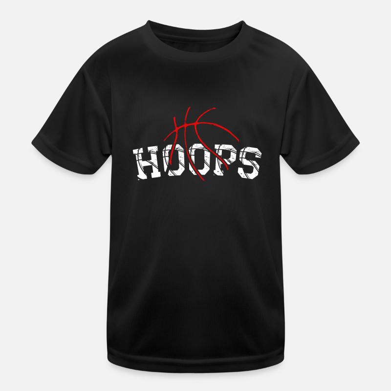 Basketball B-Ball Hoops Sport Gift Idea Kids Functional T-Shirt