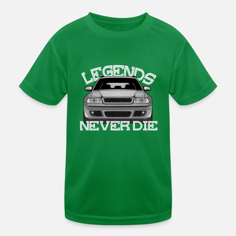 RS4 B5 legends never die Kids Functional T-Shirt