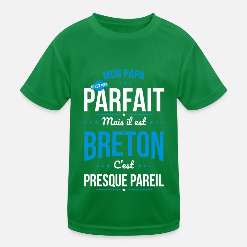 Mon papa n'est pas parfait - Breton T-shirt sport Enfant