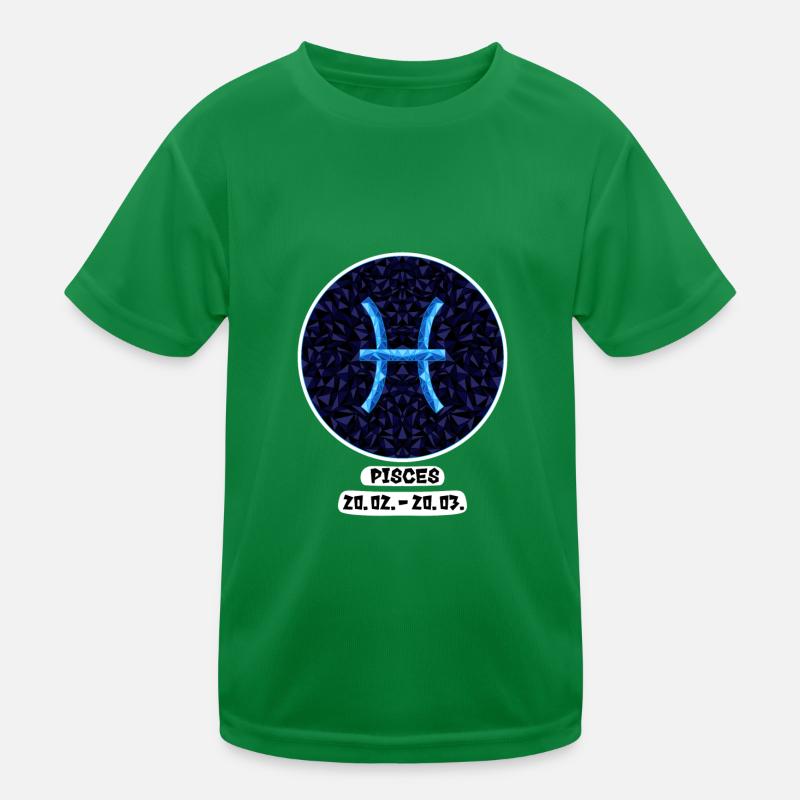 Pisces 20.02.-20.03. Kinder Funktions-T-Shirt