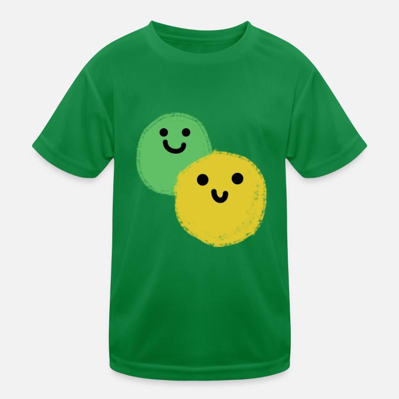 To bolde Funktionsshirt til børn