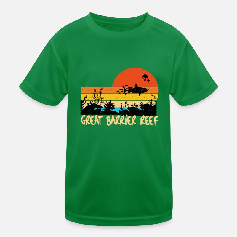 Great Barrier Reef Kids Functional T-Shirt