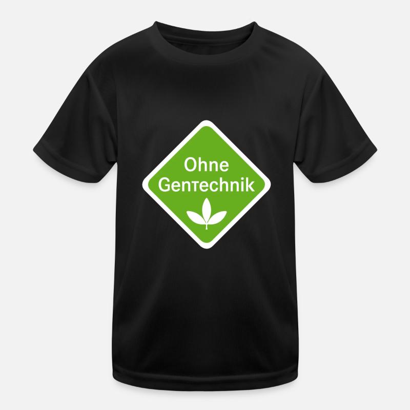 Ohne Gentechnik Kinder Funktions-T-Shirt