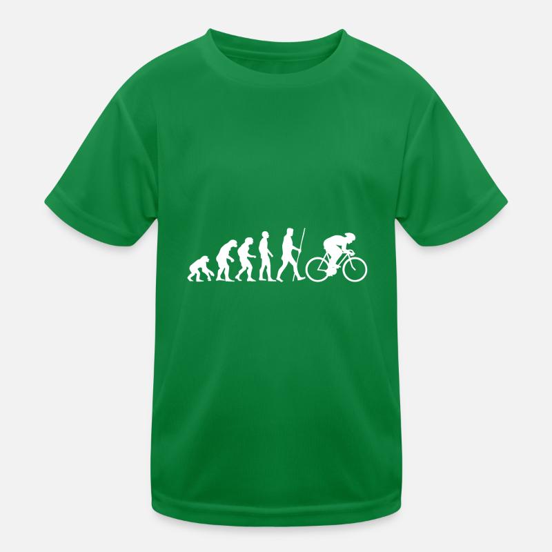 Evolution road bicycle as a gift Kids Functional T-Shirt