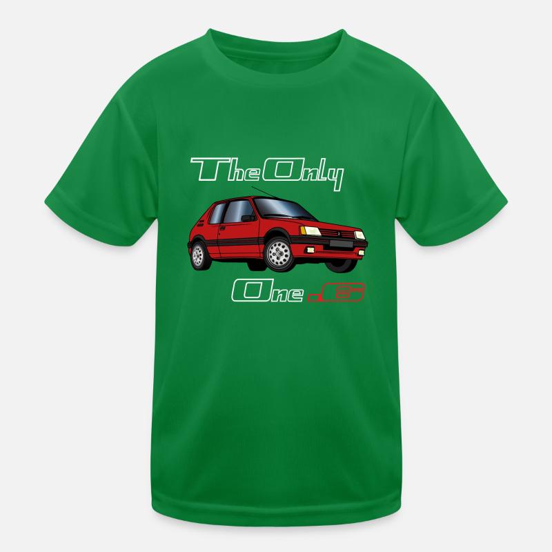205 1,6 1987 1988 1989 1990 Rouge Vallelunga T-shirt sport Enfant