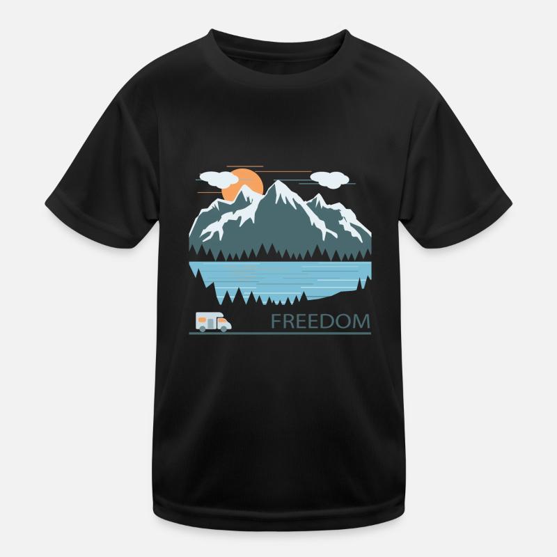 camping Kids Functional T-Shirt