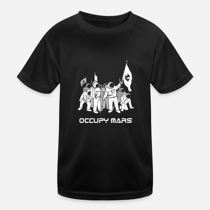 Occupy Mars Astronaut Exploration Journey Tshirt Kids Functional T-Shirt