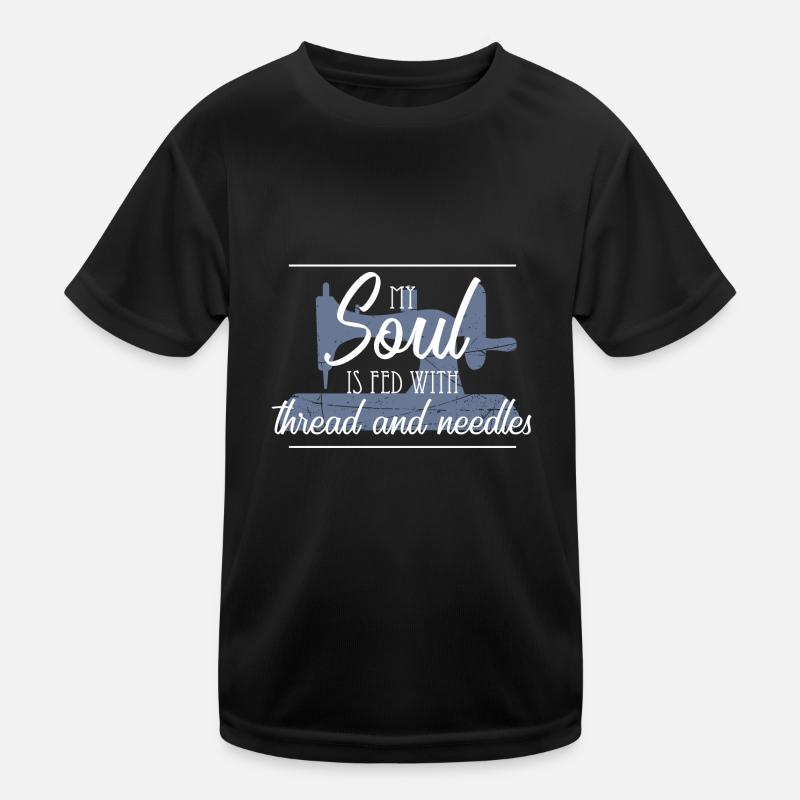 Nähmaschine nähen Schneider Handarbeit Geschenk Kinder Funktions-T-Shirt