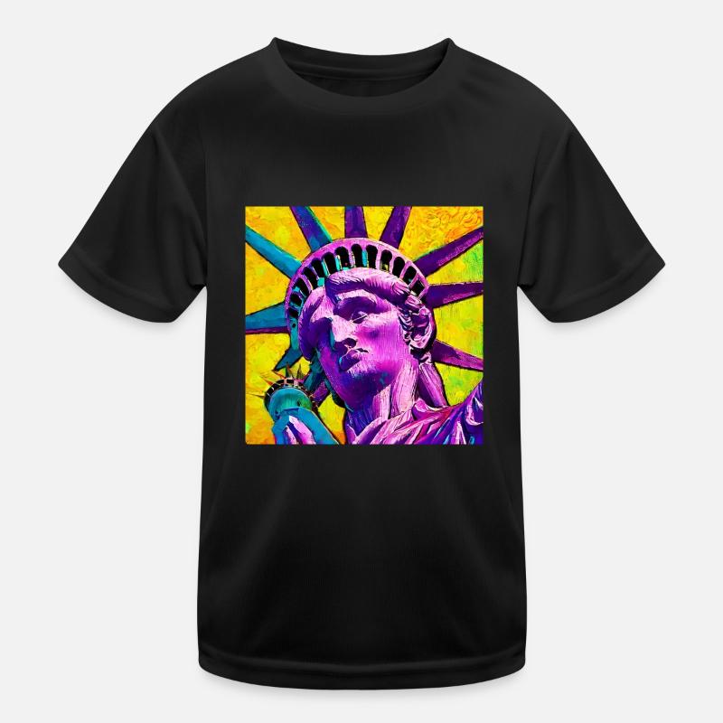Freiheitsstatue Kinder Funktions-T-Shirt