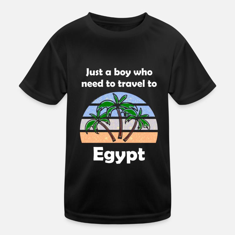 Holidays in Egypt Kids Functional T-Shirt