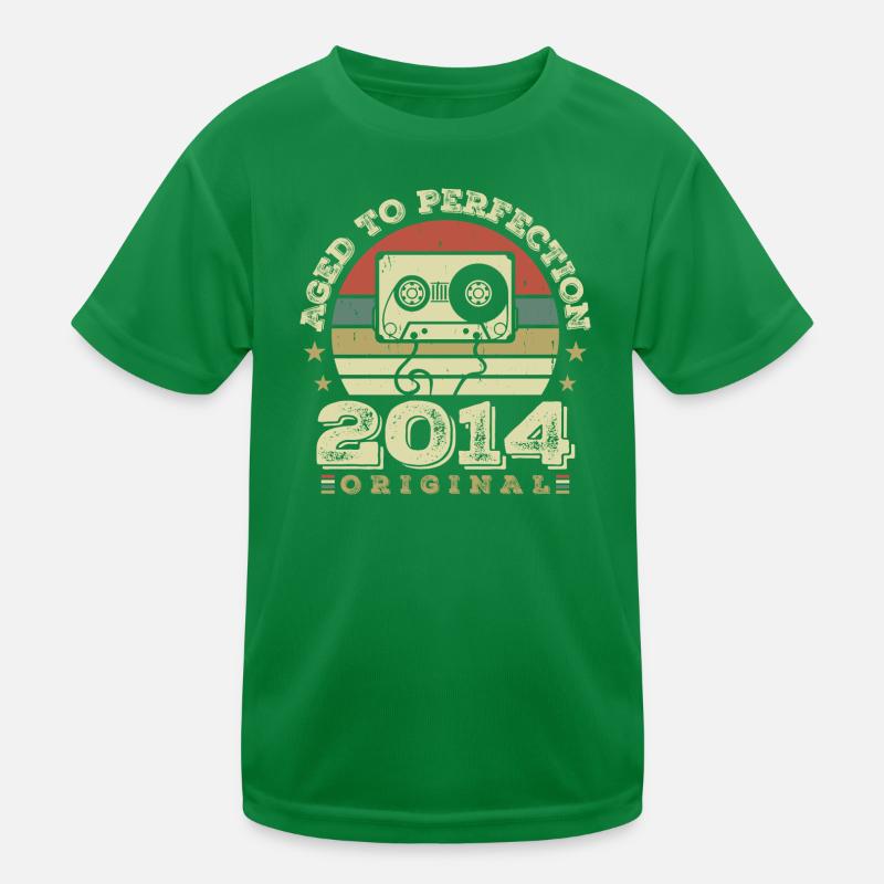 Original Vintage Jubiläums-Geschenkidee 2014 Kinder Funktions-T-Shirt