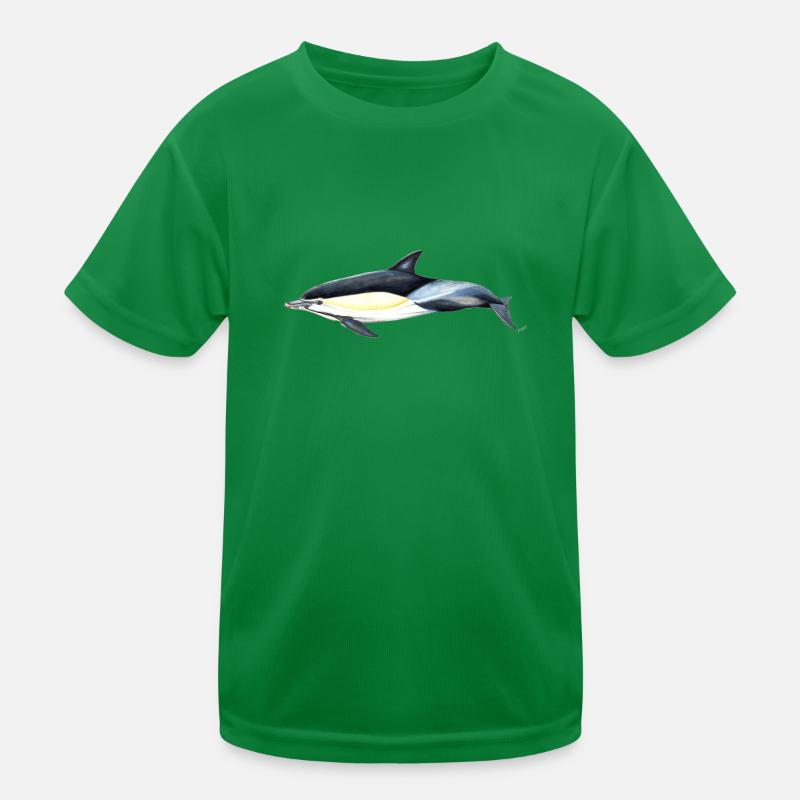 Gemeiner Delphin - Gemeiner Delfin - Delfin gemeinsam Kinder Funktions-T-Shirt