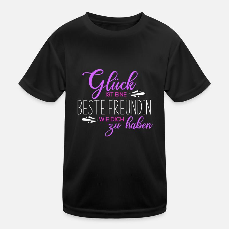 Beste Freundin Kinder Funktions-T-Shirt