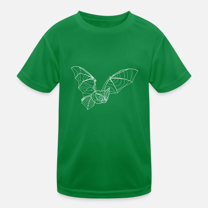 Langohrfledermaus weiß Kinder Funktions-T-Shirt