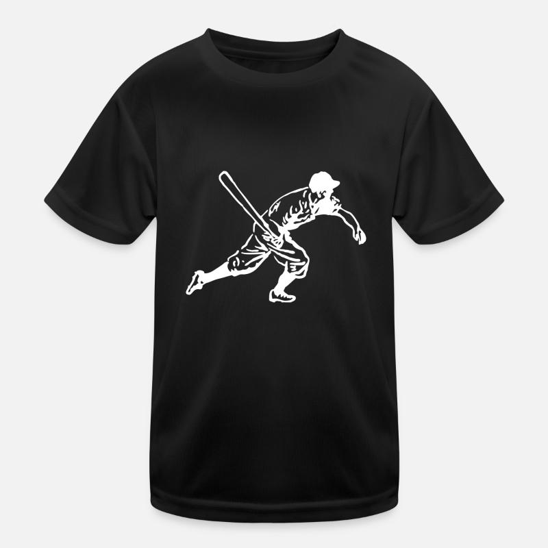 Baseball Baseball Players Baseball Game Kids Functional T-Shirt