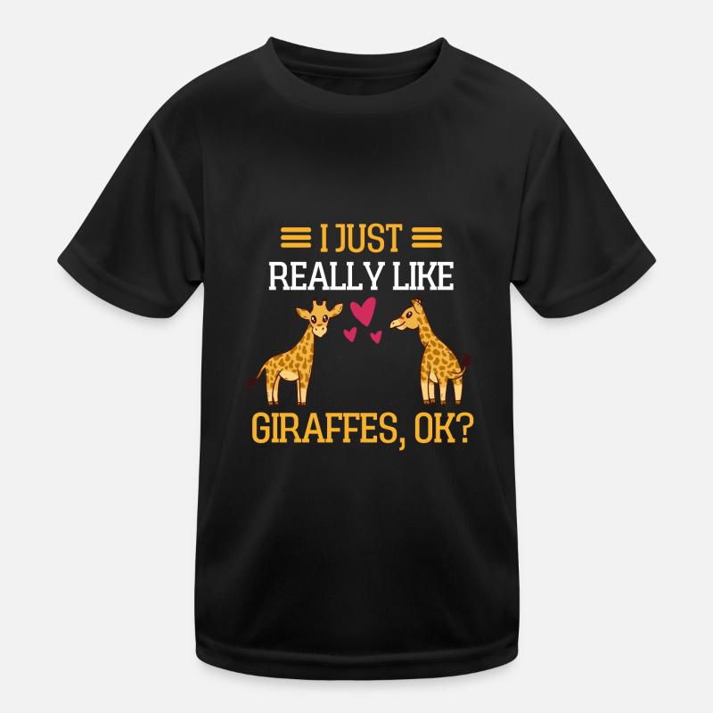 J’aime juste Giraffes Funny Gift Giraffe T-shirt sport Enfant