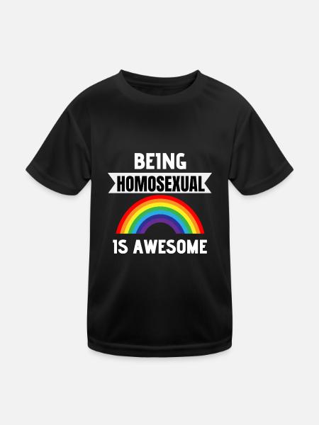 Rainbow Flag Gay Pride Month Gift LGBTQ - Kids Functional T-Shirt - black - Front