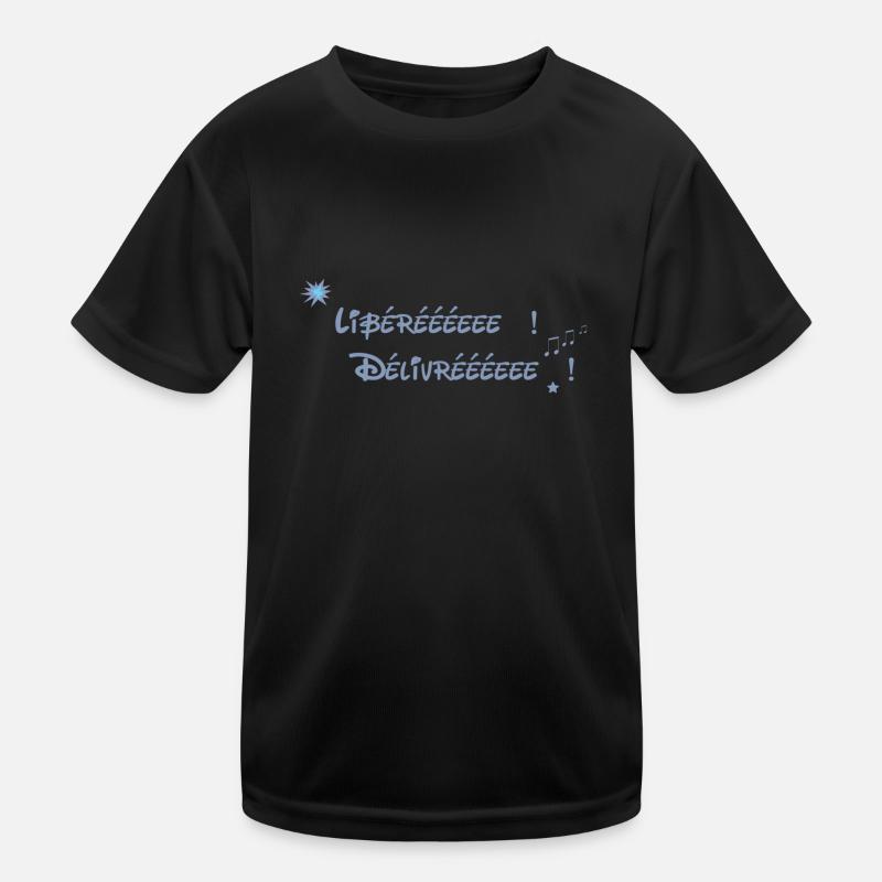 Libéréee! Délivrééee!2 - T-shirt sport Enfant - noir