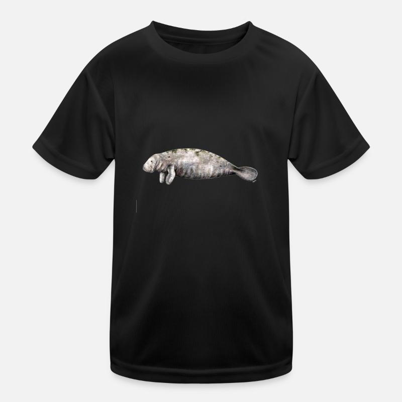 Manati - Manatee - Lamantin Kinder Funktions-T-Shirt