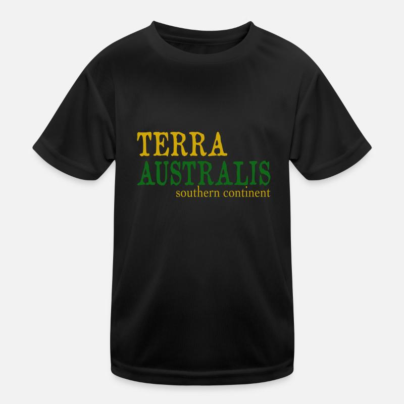 Terra Australis - continent austral T-shirt sport Enfant