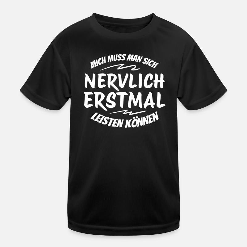 Lustiger Spruch Humor Geschenkidee Witzig Ironie Kinder Funktions-T-Shirt