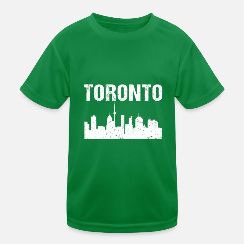 Toronto Skyline Kinder Funktions-T-Shirt