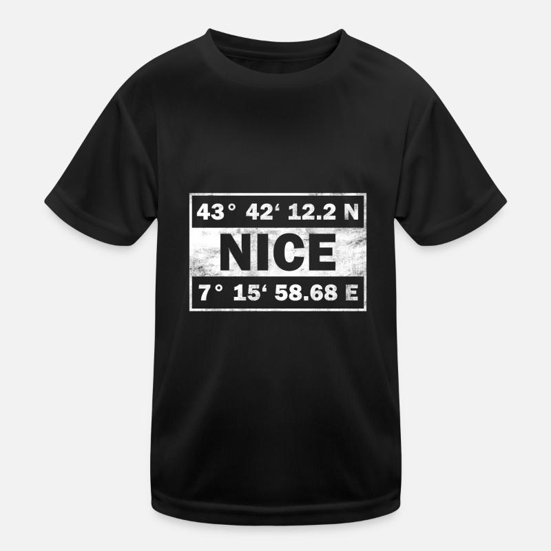 Nice Coordonnées France Nice T-shirt sport Enfant