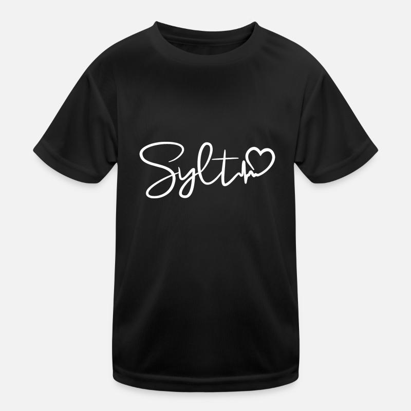 Sylt Heartbeat North Sea Sylt Kids Functional T-Shirt