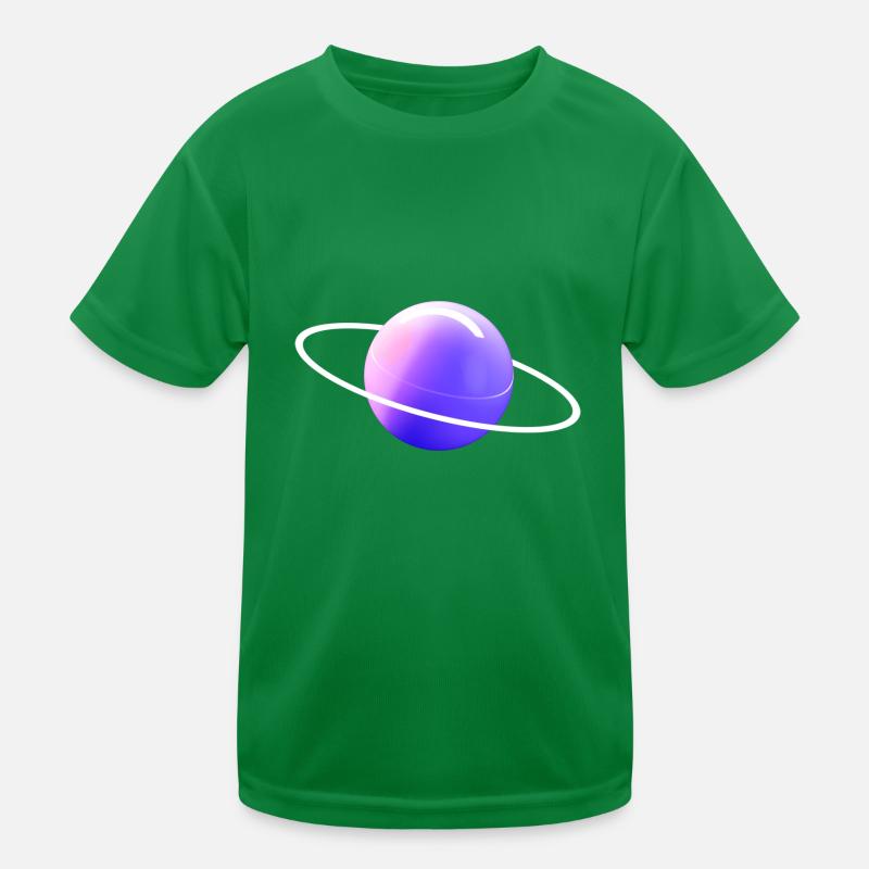 Univers spatial Orbite astronaute planète espace T-shirt sport Enfant