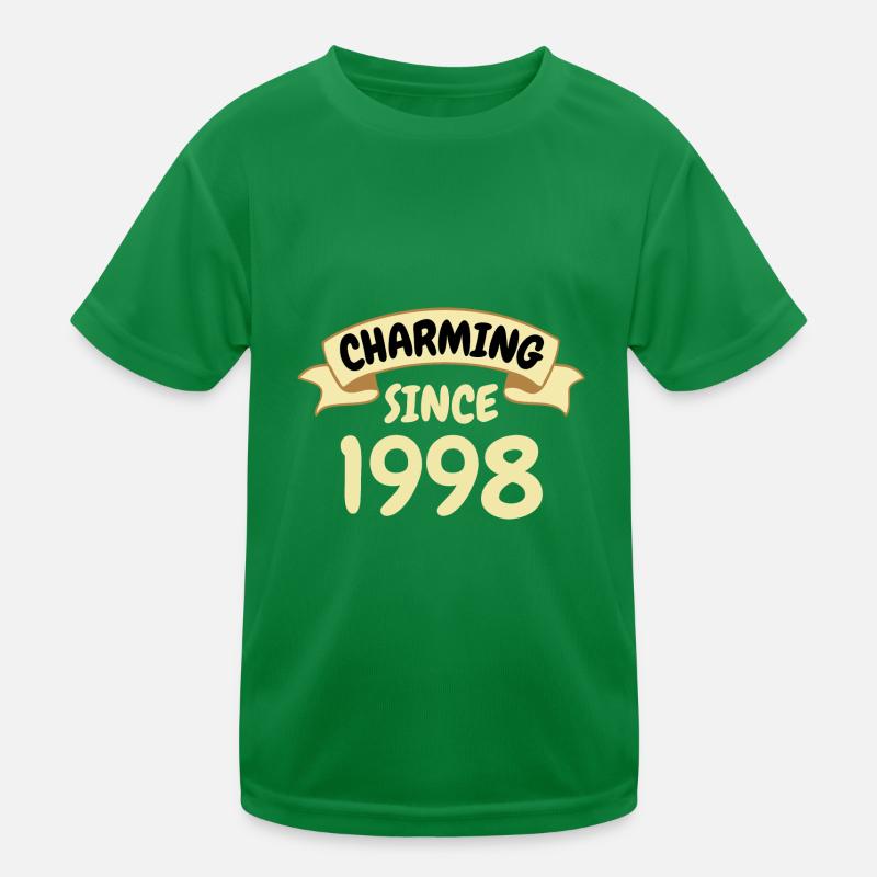 25. Geburtstag Geschenk Charmant seit 1998 Kinder Funktions-T-Shirt