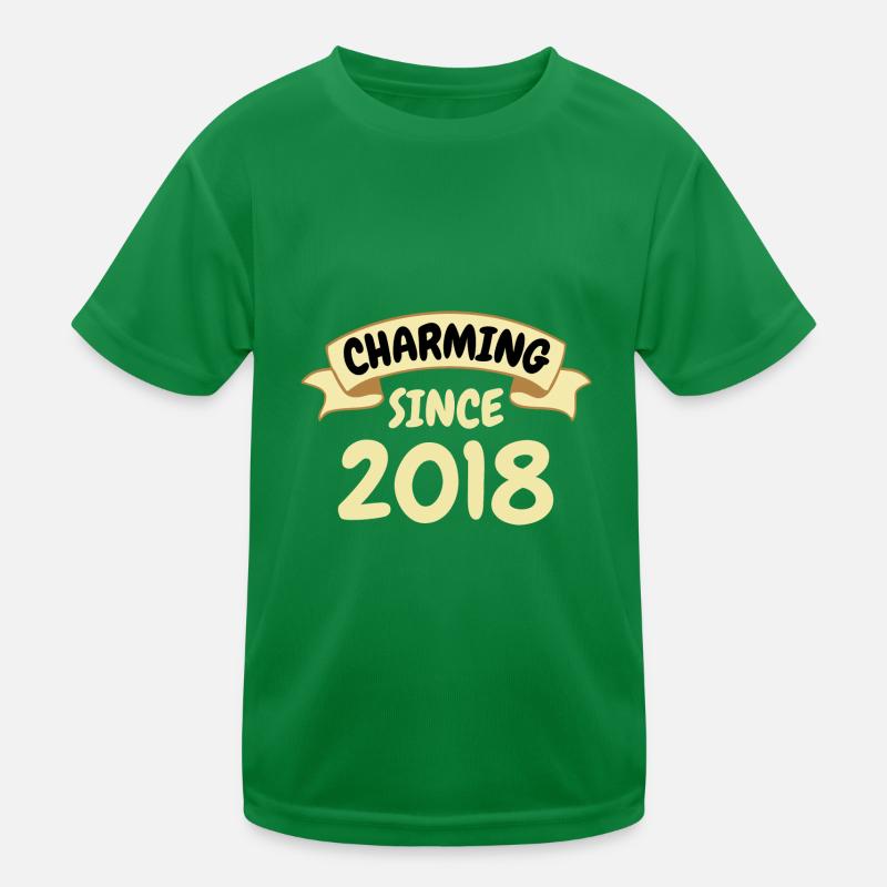 5. Geburtstag Geschenk Charmant seit 2018 Kinder Funktions-T-Shirt