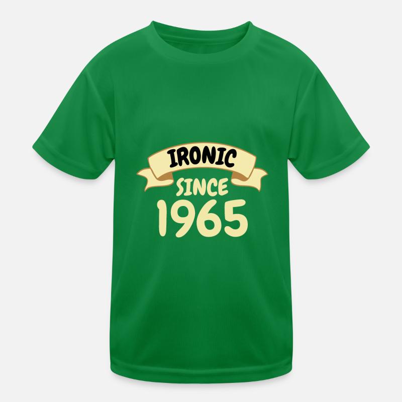 58 Jahre Geburtstag Geschenk Ironisch seit 1965 Kinder Funktions-T-Shirt