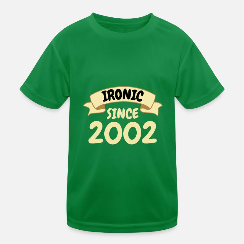 21 Jahre Geburtstag Geschenk Ironisch seit 2002 Kinder Funktions-T-Shirt