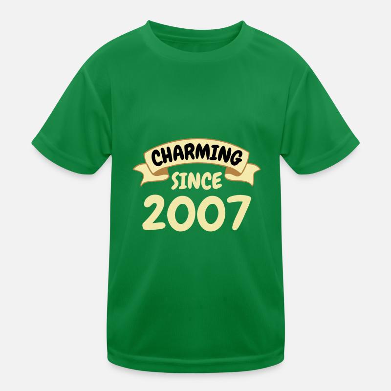 16. Geburtstag Geschenk Charmant seit 2007 Kinder Funktions-T-Shirt