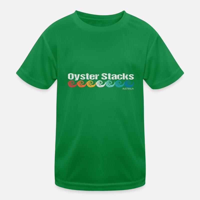 Oyster Stacks Kinder Funktions-T-Shirt