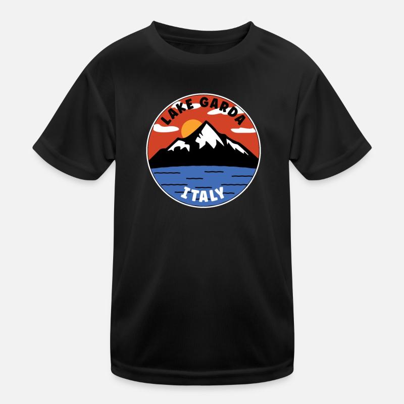 Lake Garda - Italy Kids Functional T-Shirt