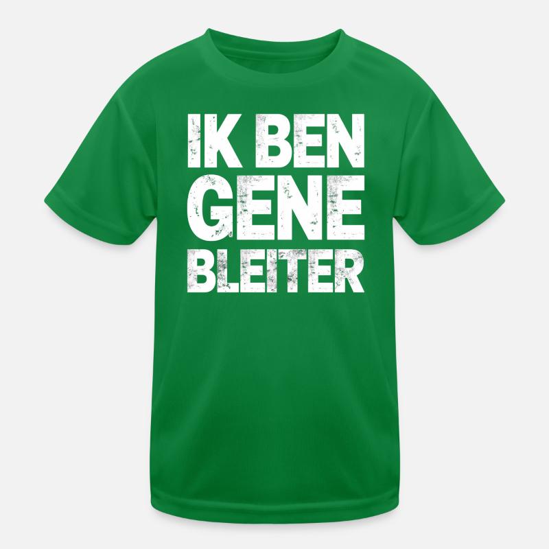 Je ne suis pas un bêleur. Dialecte flamand occidental Chemises T-shirt sport Enfant