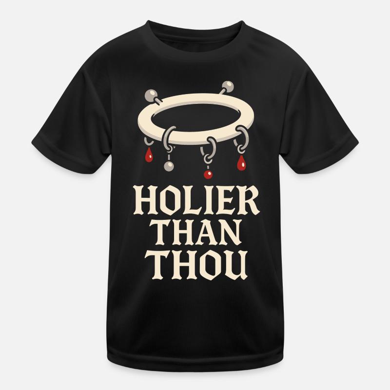 Piercing Addict Body Mod Enthusiast Kids Functional T-Shirt