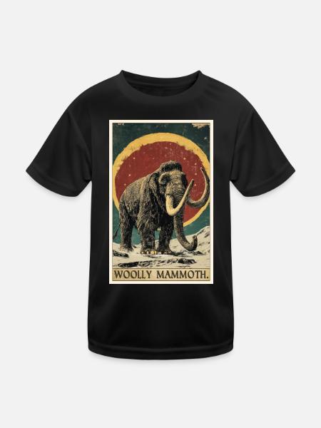 Mammoths Mammoth - Kids Functional T-Shirt - black - Front