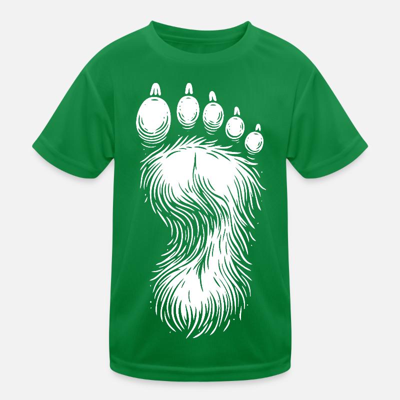 Conception cool de l’empreinte Bigfoot T-shirt sport Enfant
